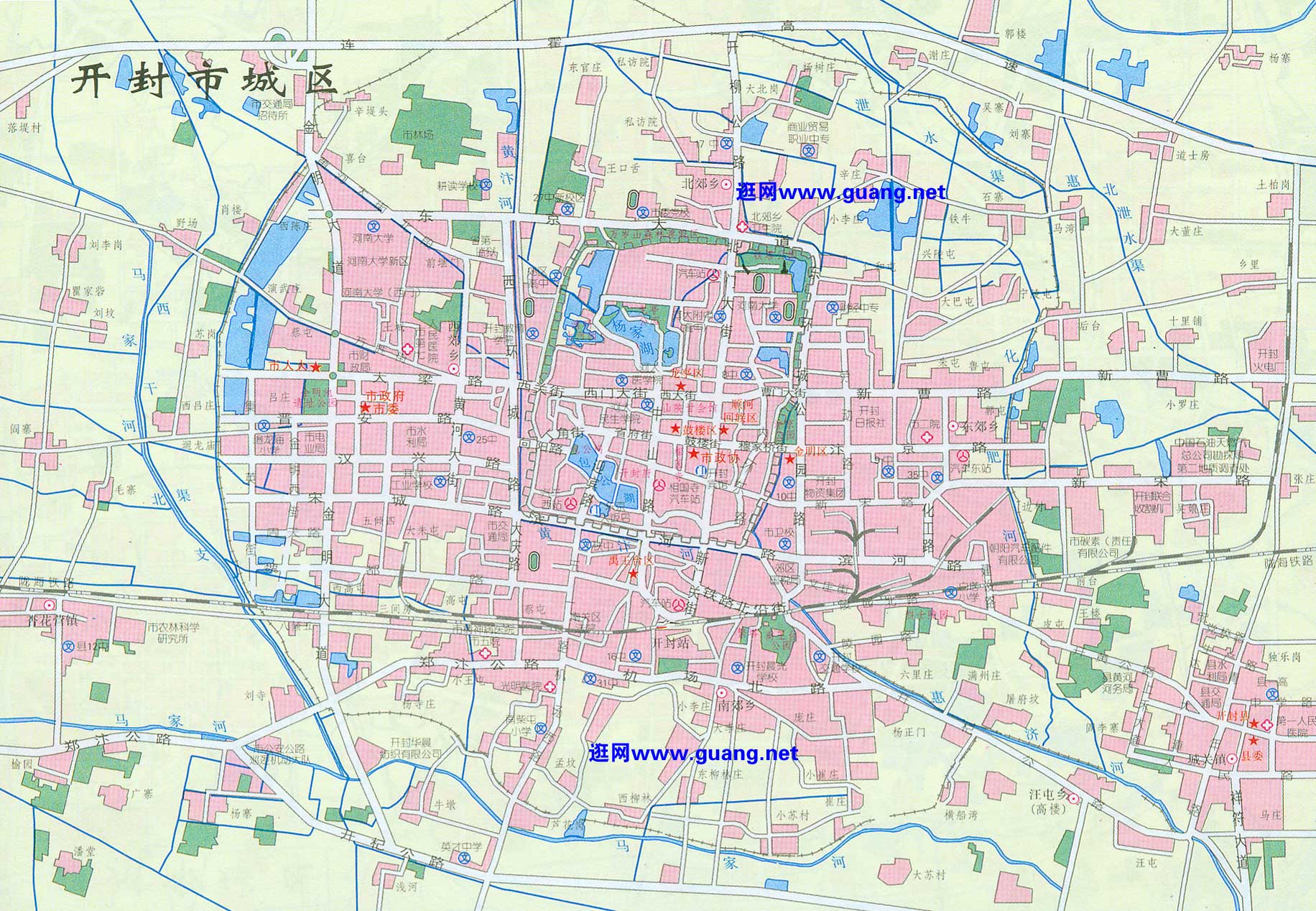 开封市最新地图概览